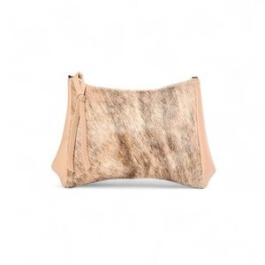 Oliveve Calf Hair & Italian Buffalo Hide Clutch